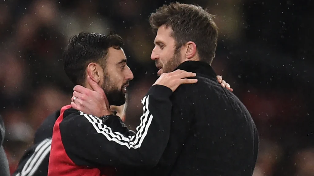 Michael Carrick backs Bruno Fernandes for POTY award
