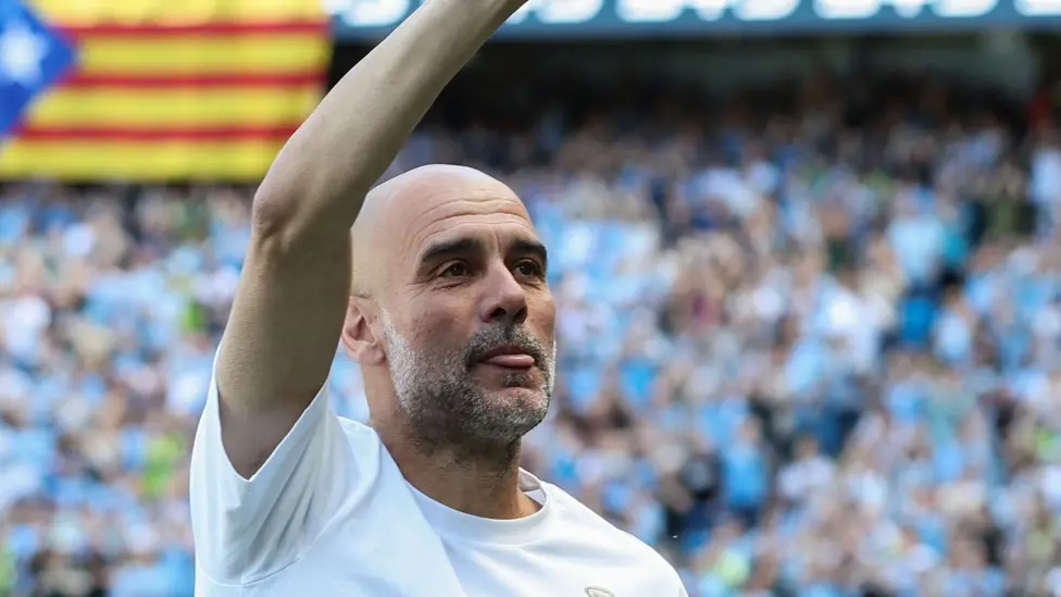 Villa ruin Guardiola's final game at Man City