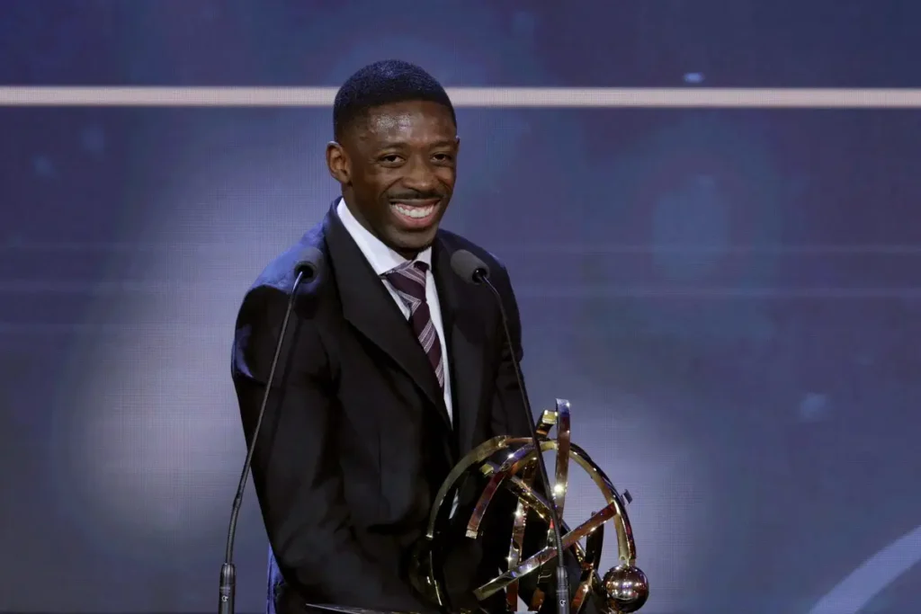 Ousmane Dembele wins Ligue 1 Player of the Year award despite only nine starts for PSG this season