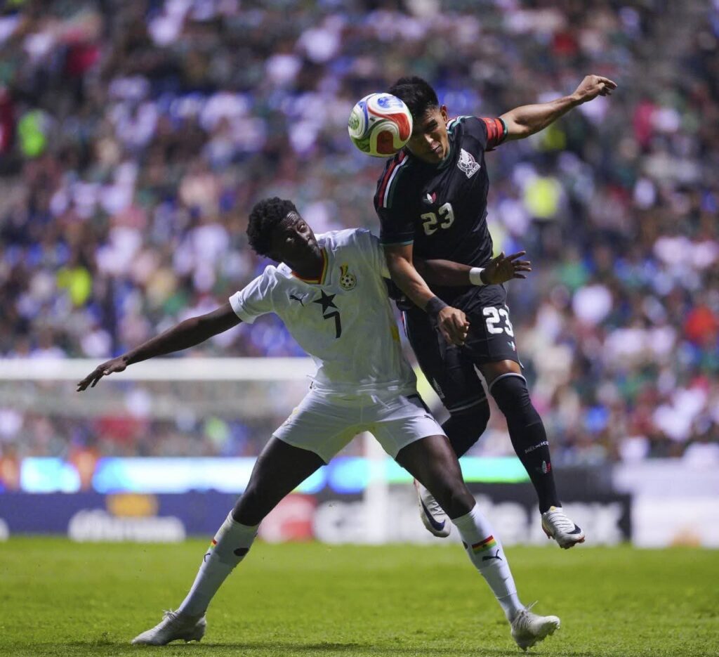 Ghana lose 2-0 to Mexico in pre-World Cup friendly