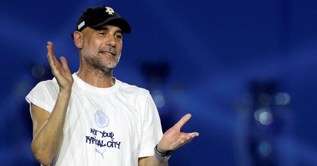 Guardiola says goodbye to Man City in  Co-Op Live after party