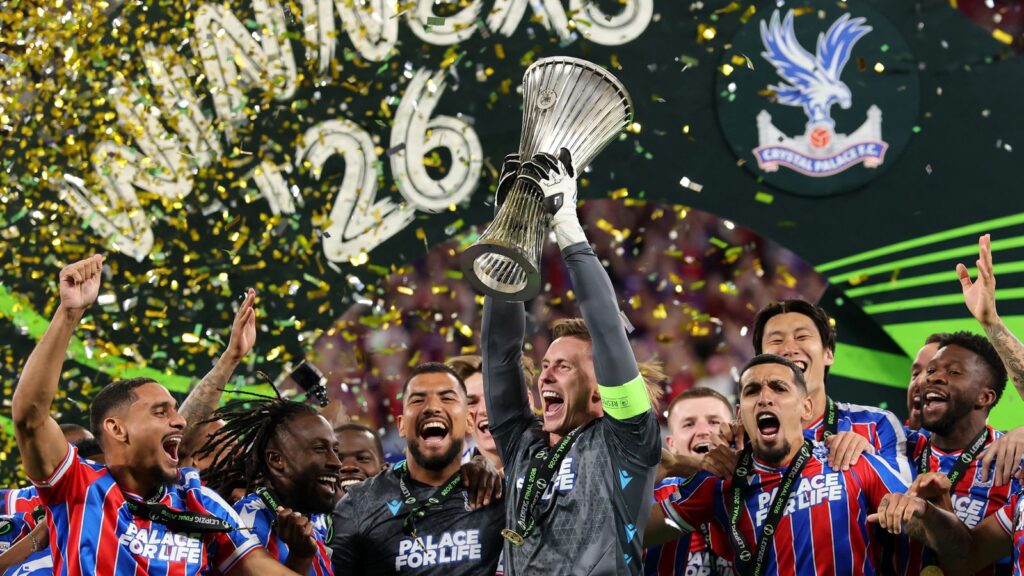 Crystal Palace defeat Rayo Vallecano to become Conference League champions