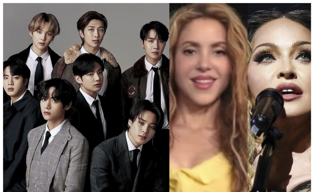 Shakira, Madonna & BTS to headline 2026 World Cup final halftime show