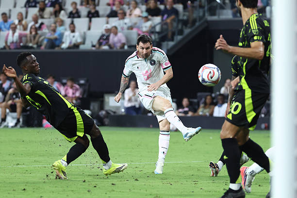 Intense moment from Columbus Crew vs Inter Miami match