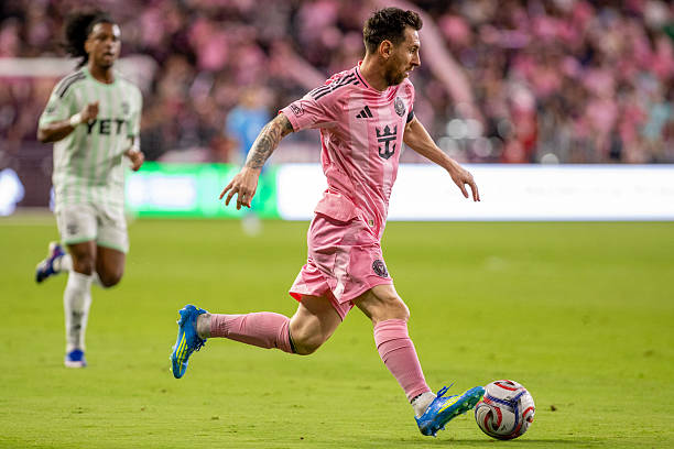 Austin vs Inter Miami match preview showing Lionel Messi and Austin FC players competing during the 2026 MLS season